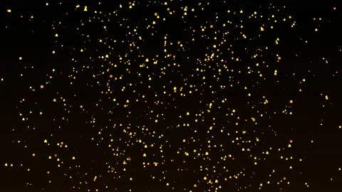 Explodes Confetti Small Particle 4K Colorful Party Celebration Background. Stock Footage 133699150