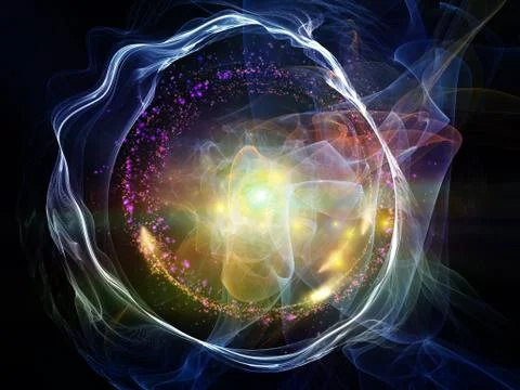 Exploding Abstraction Illustrazione stock