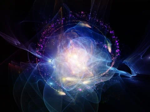 Exploding Abstraction Stock Illustration