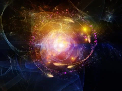 Exploding Abstraction 스톡 일러스트