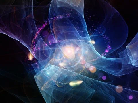 Exploding Abstraction Stock Illustration