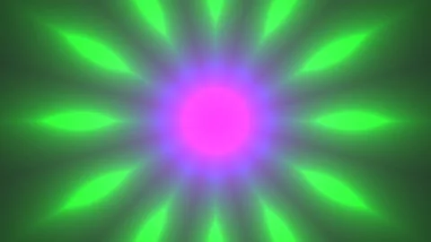 Exploding Ball of Heat Becoming Organic Laser Flowers Stock Footage 140907260