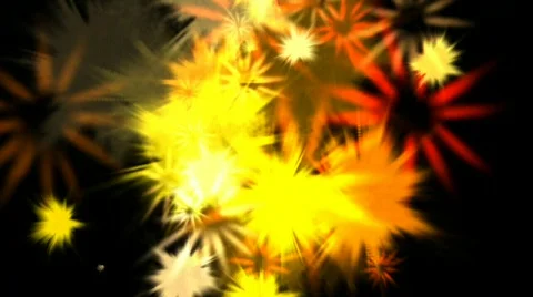 Exploding Bursts in a Loop Video stock 309174