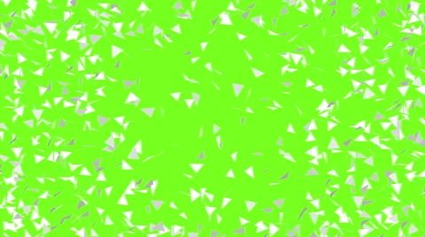 Exploding chad on Green Screen Stock Footage 68961080