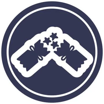 Exploding christmas cracker icon Illustrazione stock