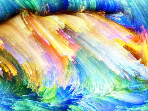 Exploding Color イラスト素材