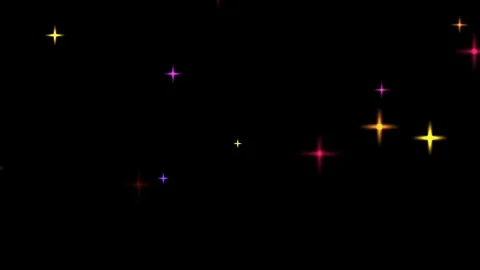 Exploding color stars Stock Footage 76771104