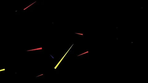 Exploding color strikes Video stock 76771131