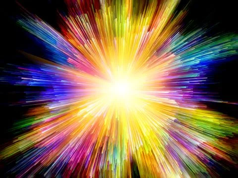 Exploding Colors イラスト素材