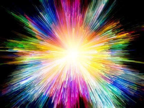 Exploding Colors イラスト素材