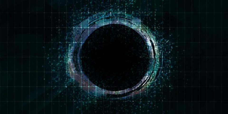 Exploding Data Stock Illustration