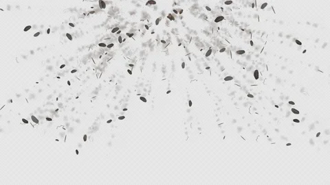 Exploding debris front Camera Animation Video stock 137122602