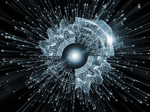 Exploding Direction Stock Illustration