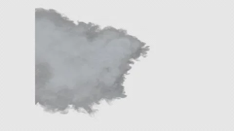 Exploding dust top down view on transparent background Stock Footage 295473566