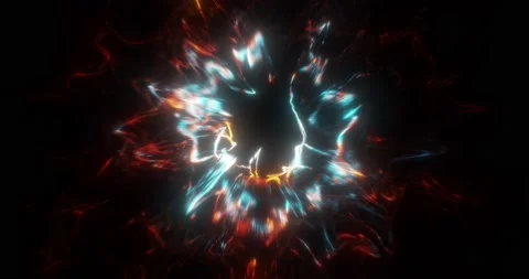 Exploding energy flowing in a rhythmic pattern. 動画素材 146760379