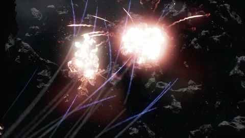 Exploding energy sources and colonizing military space 03 스톡 동영상 219904124