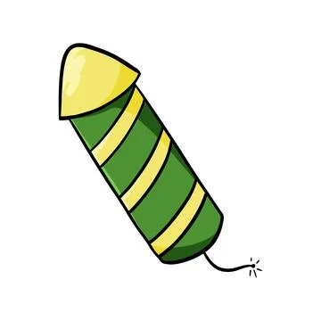 Exploding Fire Crackers Illustration Stock Illustration