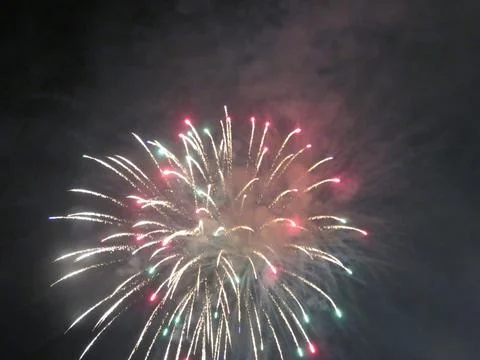 Exploding firework Stock Photos