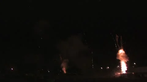 Exploding fireworks 1 動画素材 19107509