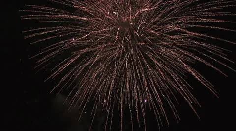 Exploding fireworks 6 스톡 동영상 19108169