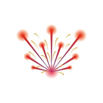 Exploding fireworks celebration carnival festive party 스톡 일러스트