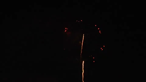 Exploding Fireworks Stockbeeldmateriaal 327610837