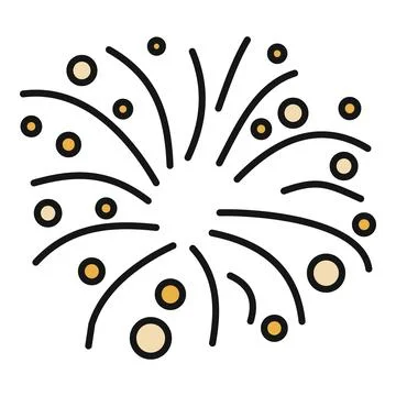 Exploding fireworks generating a burst of joy and entertainment イラスト素材