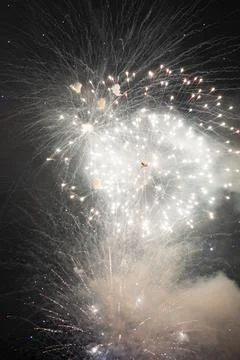 Exploding fireworks Stock Photos