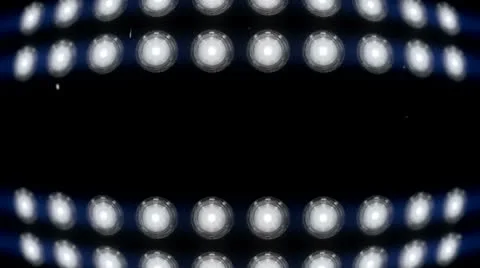 Exploding flash and Floodlights 25 Stock Footage 25647616