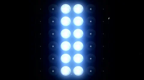 Exploding flash and Floodlights 35 Stock Footage 25860636