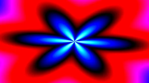 Exploding Flowers Expanding Growing Floral Pattern Stock Footage 139714205