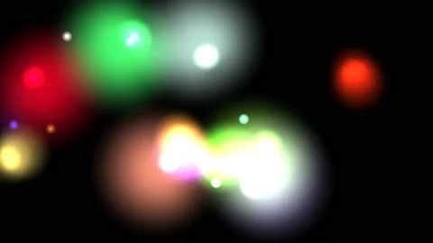 Exploding Font Fountain of Bright Lights Soft Glowing Balls Stock Footage 153939042