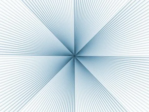 Exploding Fractal Burst Illustrazione stock