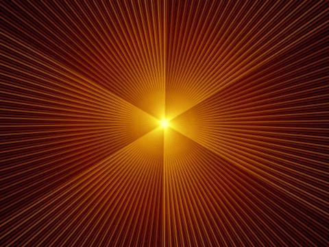 Exploding Fractal Burst Illustrazione stock