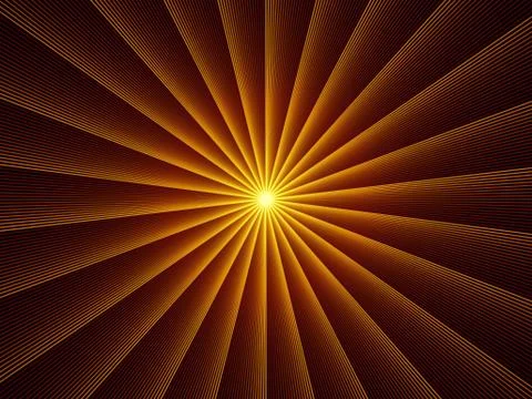 Exploding Fractal Burst 스톡 일러스트