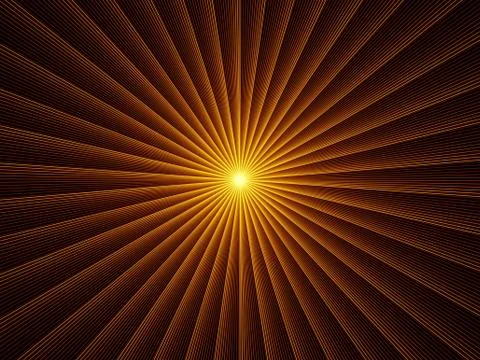 Exploding Fractal Burst Stock Illustration