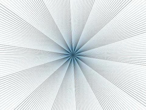 Exploding Fractal Burst Illustrazione stock