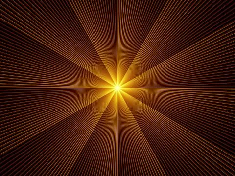 Exploding Fractal Burst イラスト素材