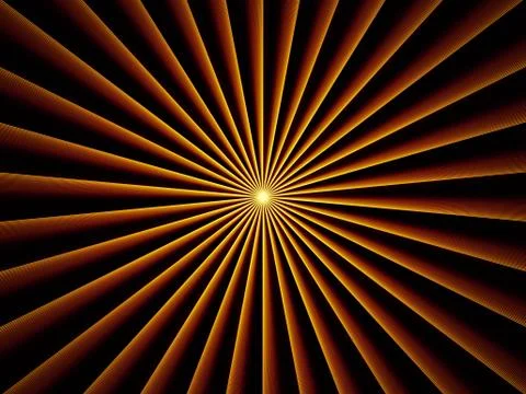 Exploding Fractal Burst Stock Illustration