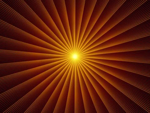 Exploding Fractal Burst 스톡 일러스트