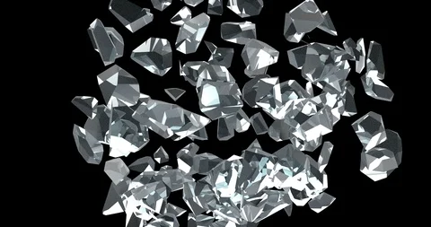 Exploding frosted ice. Rectangle frame. Winter blue ice frost background. Frozen Stock Footage 122216012