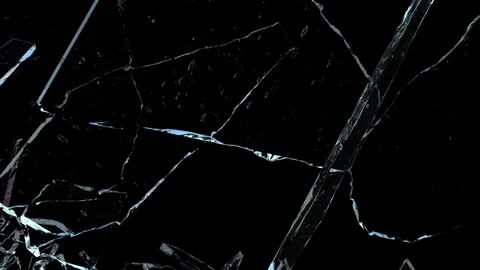 Exploding Glass Debris Slow Motion Vídeos de archivo 296723013