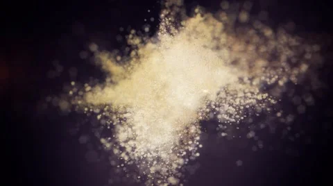 Exploding glass particles in slow motion Stock Footage 60831046
