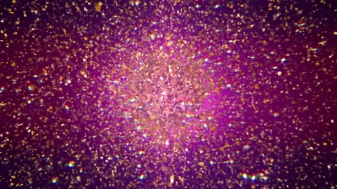 Exploding gold confetti Stock Footage 266907524