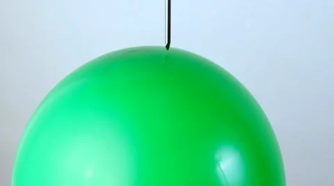 Exploding green ballon 動画素材 12090545
