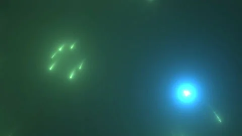 Exploding Green Shards of Bright Firework Balls Stock Footage 153937407