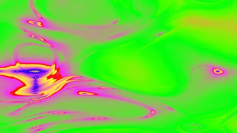 Exploding Heatmap Heat Map Random Mess Messy Stock Footage 143931572
