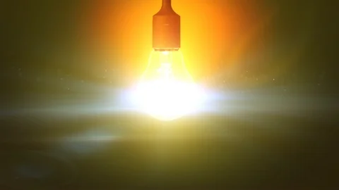 Exploding Lamp Without Filling Light Stock Footage 96587639