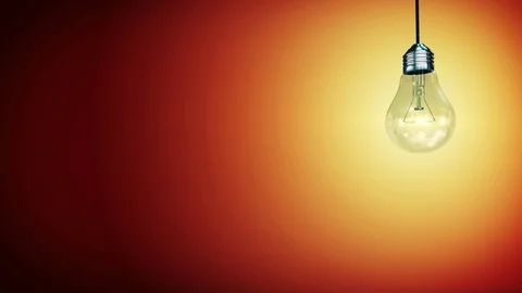Exploding light bulb 4K Creative concept on background. innovation idea Stock Footage 112479856