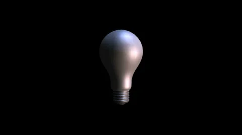 Exploding light bulb on black Stock Footage 39947675